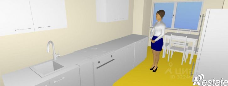 3-комн квартира ул Сун Ят-Сена, 61 2,  д. 61 2,  к. 2