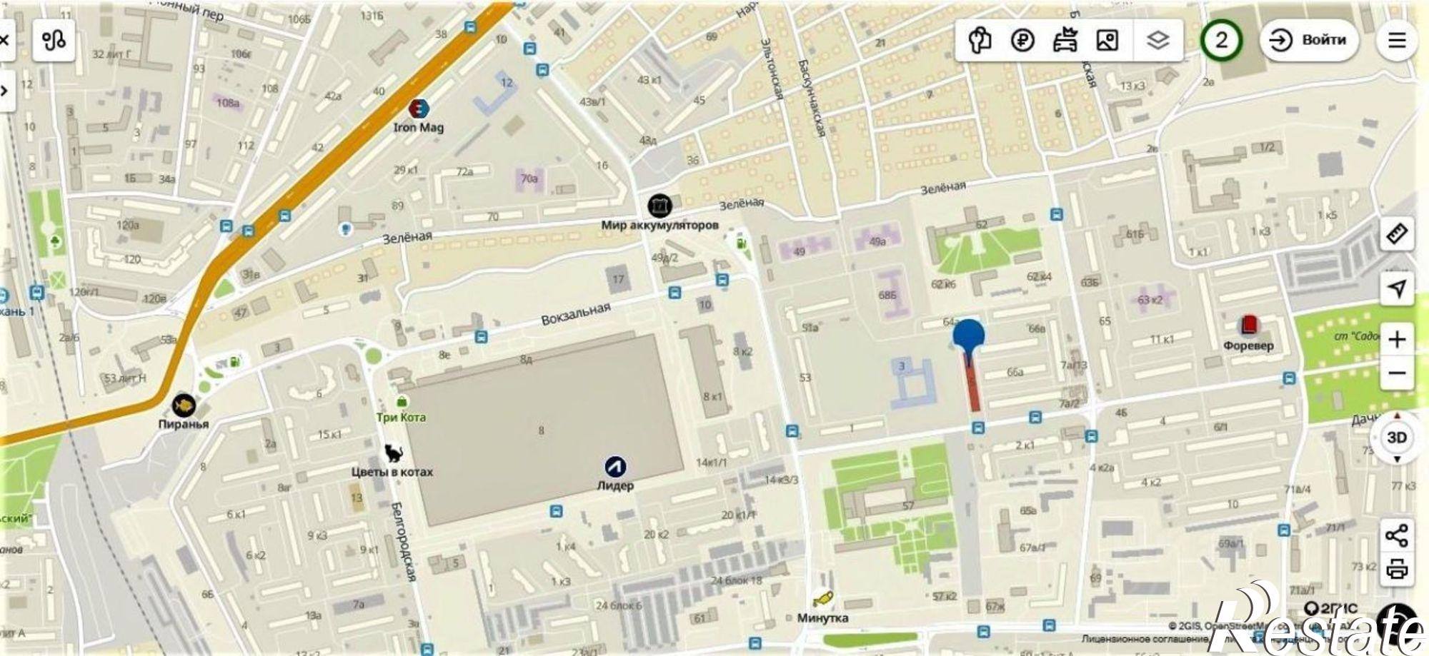 Купить комнату за 750 000 рублей на улица Сун-Ят-Сена, 64Б