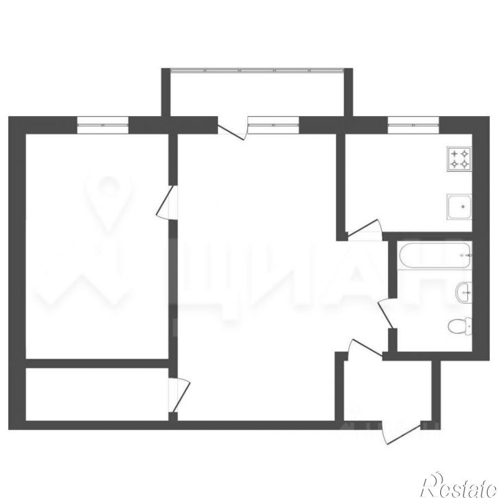 2-комн квартира Красноармейская улица, 35,  д. 35