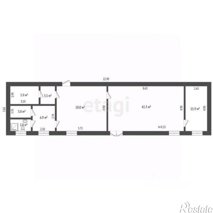 Помещение свободного назначения улица Адмирала Нахимова, 267,  д. 267