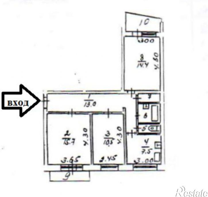 3-комн квартира улица Куликова, 38,  д. 38
