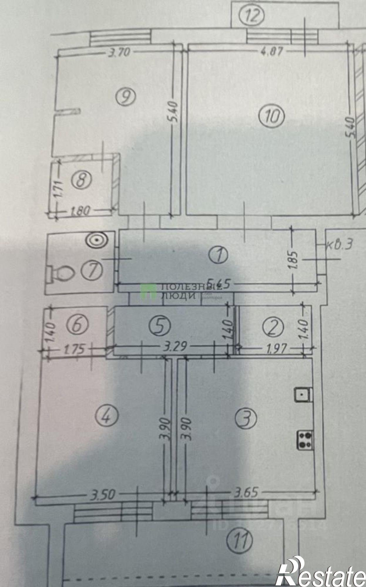 Купить квартиру за 10 000 000 рублей на улица Сен-Симона, 42 к1