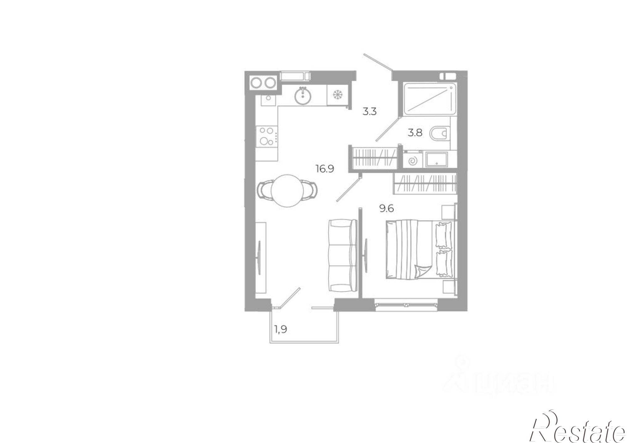 Купить квартиру за 6 260 000 рублей на улица Космонавтов, 18/1 стр