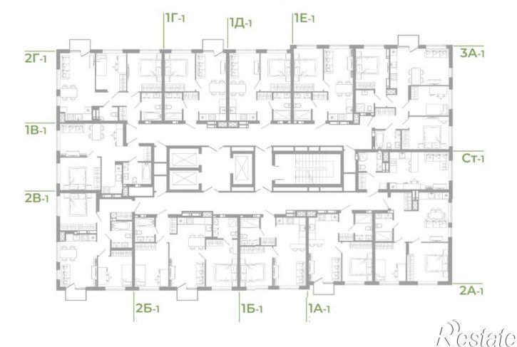 1-комн квартира в новом доме улица Космонавтов, 18/1 стр,  д. 18/1 стр