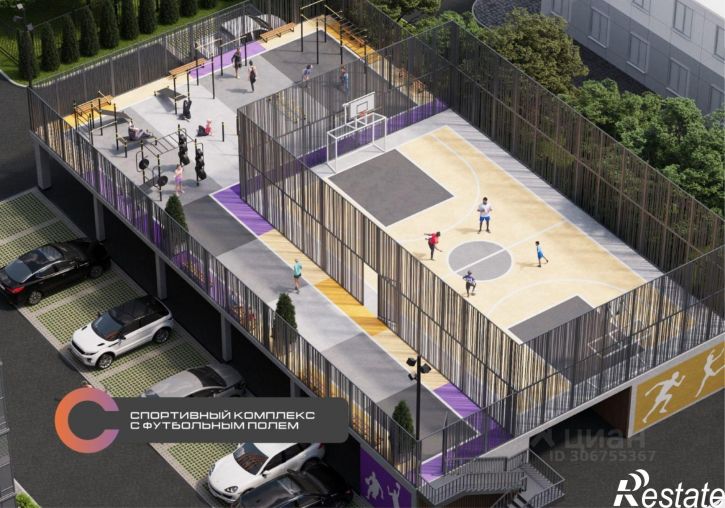 2-комн квартира в новом доме улица Николая Островского, 128Г,  д. 128Г