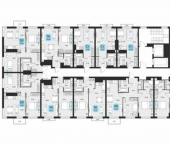 1-комн, 37 кв м, этаж 7/16 ул Набережная реки Царева, 115/1