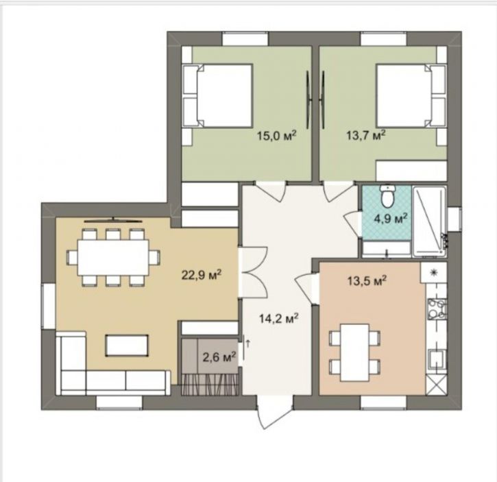Коттедж/дом Учитель-1 снт, 2й Счастливый проезд