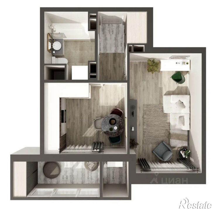 1-комн квартира ул Ахшарумова, 25,  д. 25