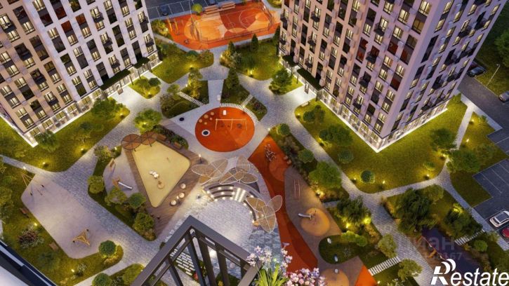 1-комн квартира в новом доме улица Космонавтов, 18/1 стр,  д. 18/1 стр