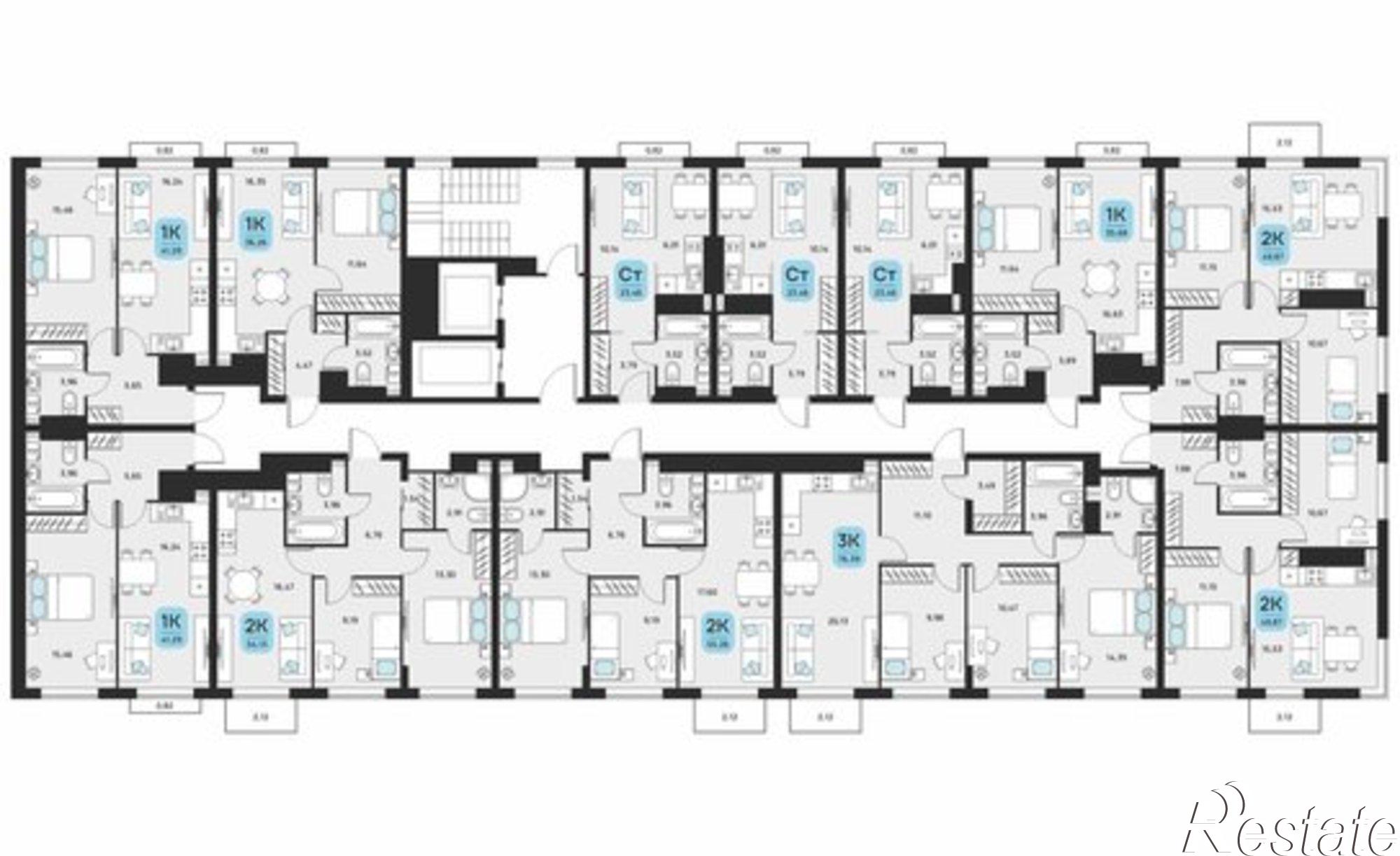 Купить квартиру за 8 510 000 рублей на ул Набережная реки Царева, 115/1