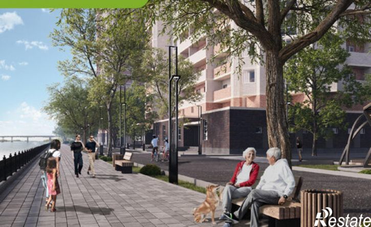 1-комн квартира в новом доме Августовская улица