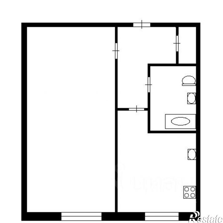 1-комн квартира улица Татищева, 11,  д. 11