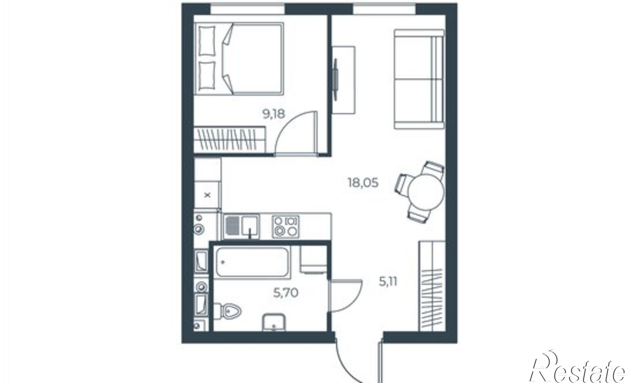Купить квартиру за 6 240 000 рублей на Бакинская улица, 65