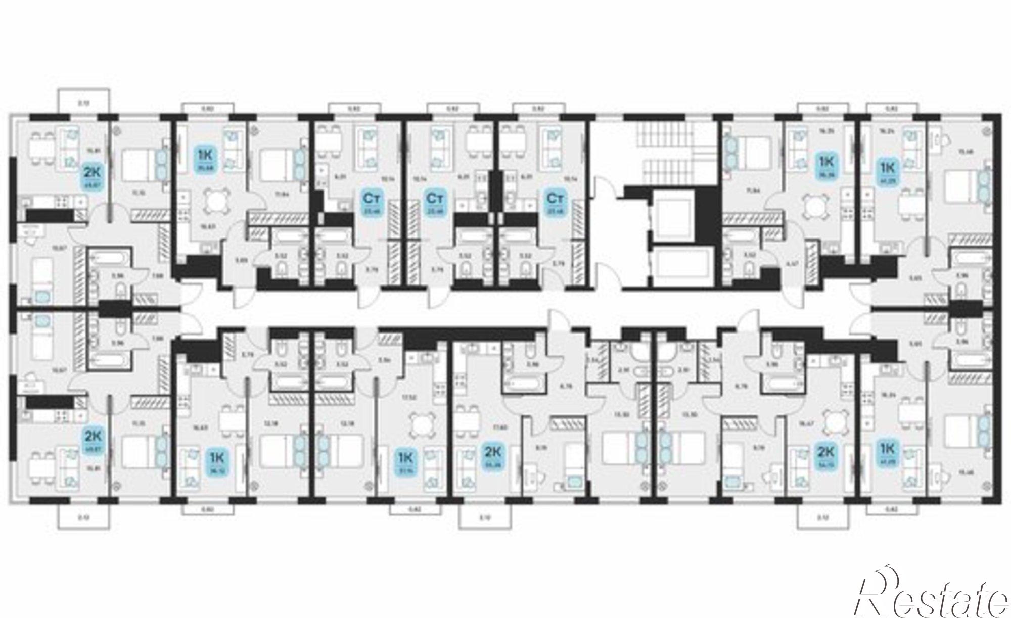 Купить квартиру за 8 560 000 рублей на ул Набережная реки Царева, 115/1