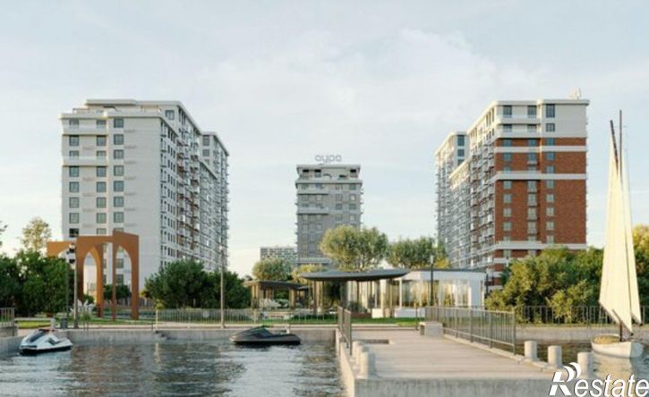 1-комн квартира в новом доме ул Набережная реки Царева, 115/1,  д. 115/1