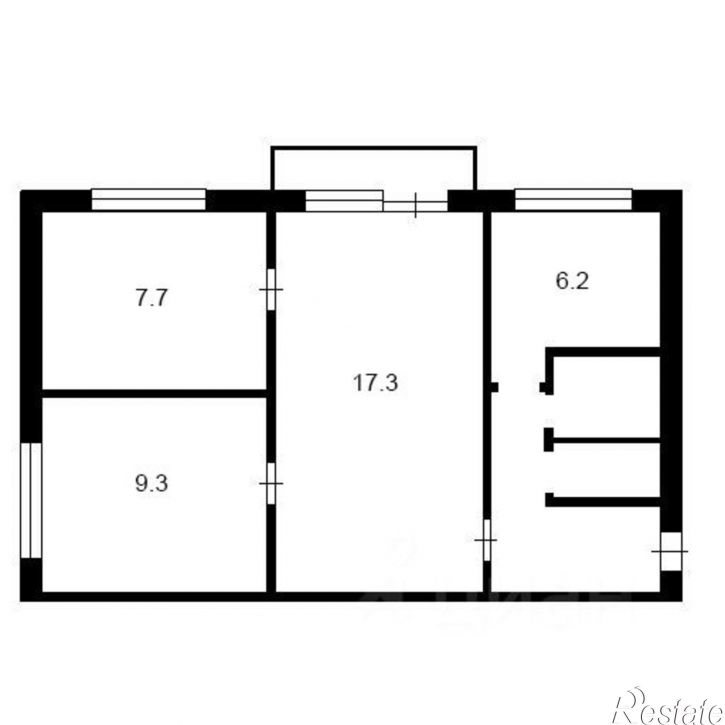 3-комн квартира улица Софьи Перовской, 107А,  д. 107А