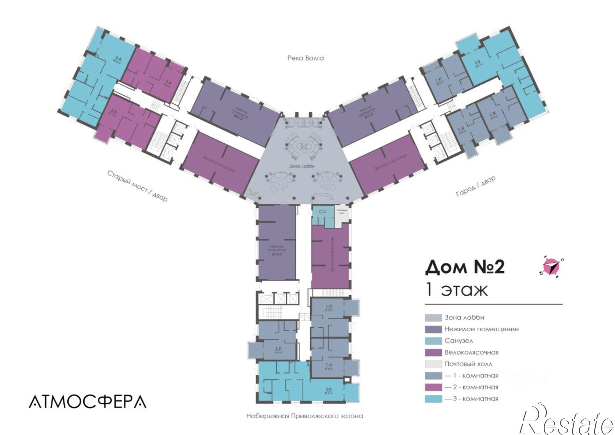 Купить квартиру за 13 652 100 рублей на улица Бехтерева, 2Б