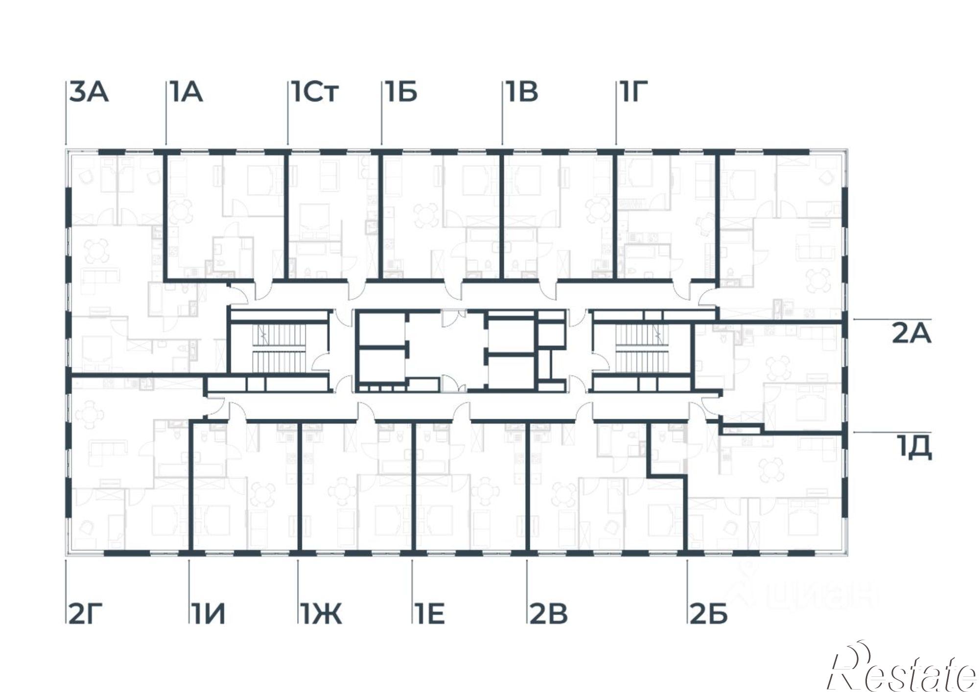 Купить квартиру за 6 460 000 рублей на ул Тамбовская, 14