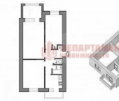 3-комн, 58кв м, этаж 2/5 улица Генерала Армии Епишева, 34