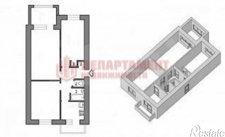 3-комн квартира улица Генерала Армии Епишева, 34,  д. 34
