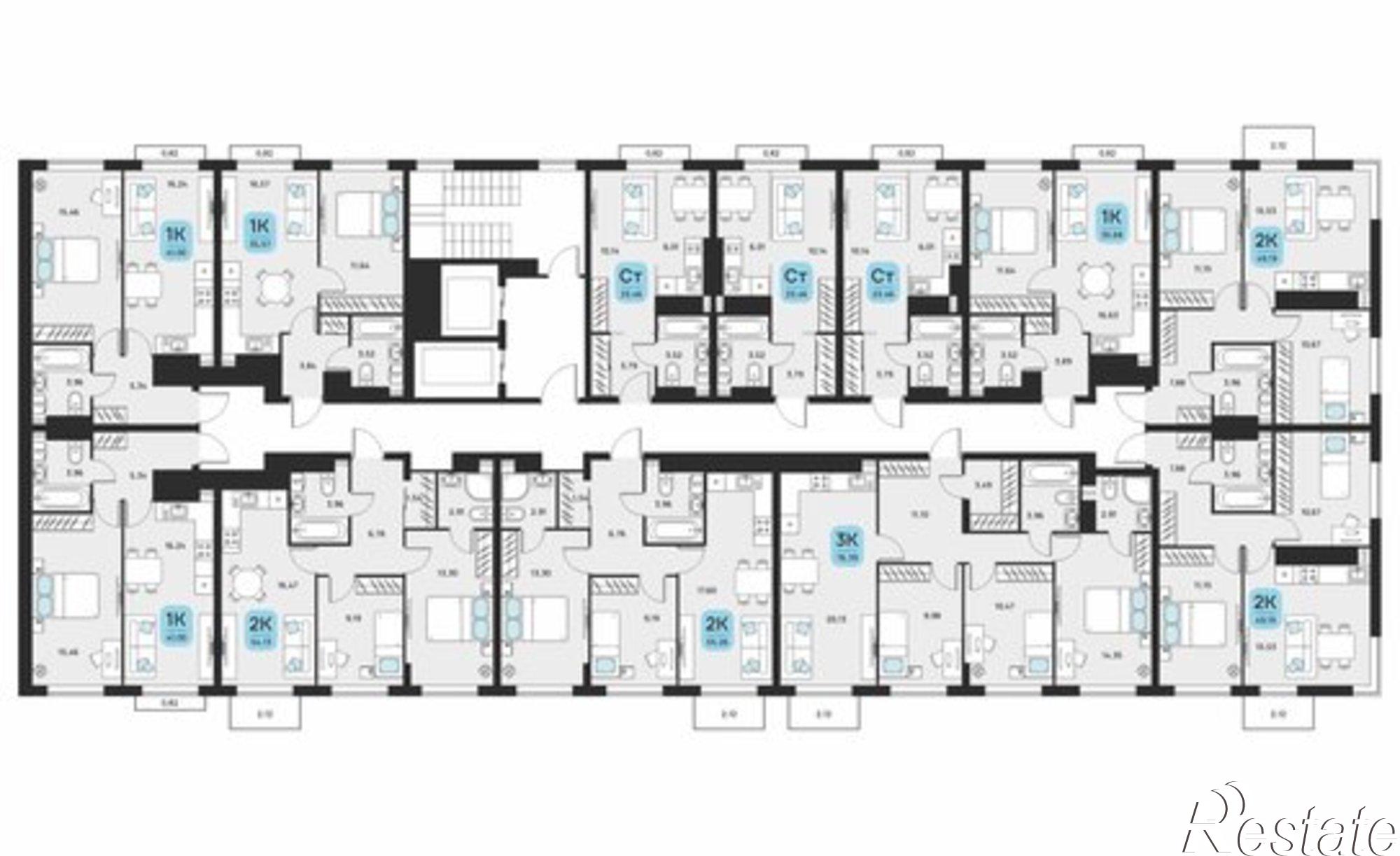 Купить квартиру за 9 990 000 рублей на ул Набережная реки Царева, 115/1