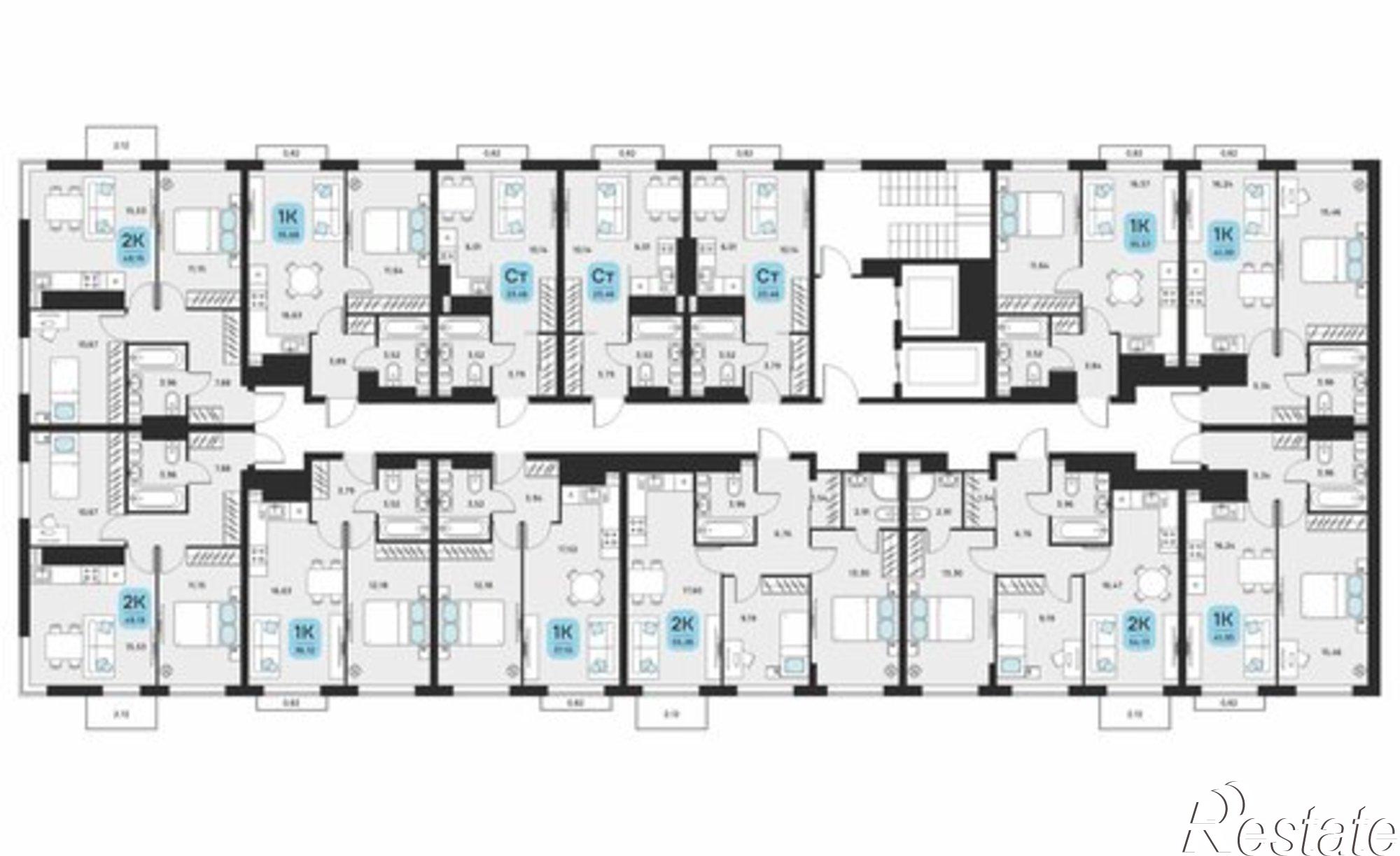 Купить квартиру за 8 650 000 рублей на ул Набережная реки Царева, 115/1