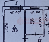 2-комн, 52кв м, этаж 2/9 улица Куликова, 38