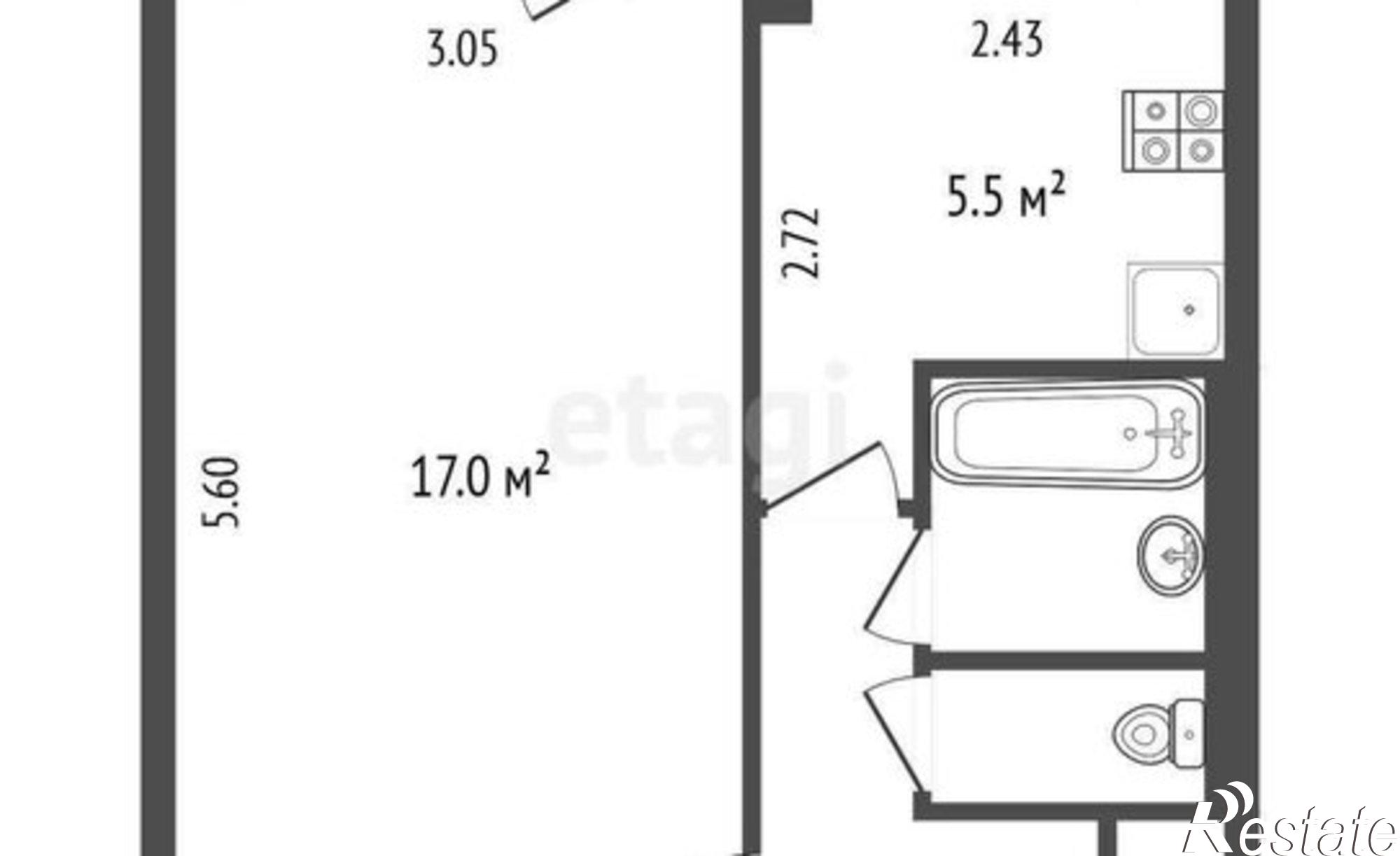 Купить квартиру за 2 499 000 рублей на ул Красноармейская, 33