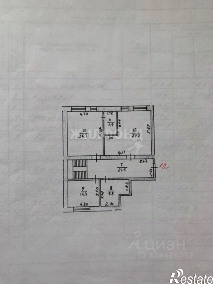 5-комн квартира Бертюльская улица, 7,  д. 7