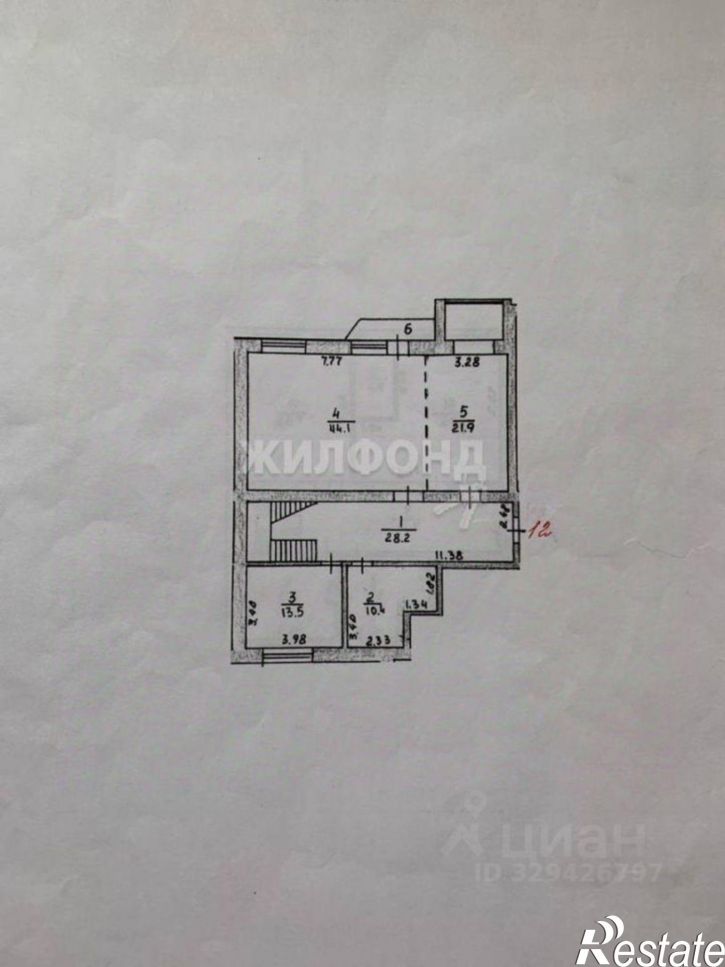 5-комн квартира Бертюльская улица, 7,  д. 7