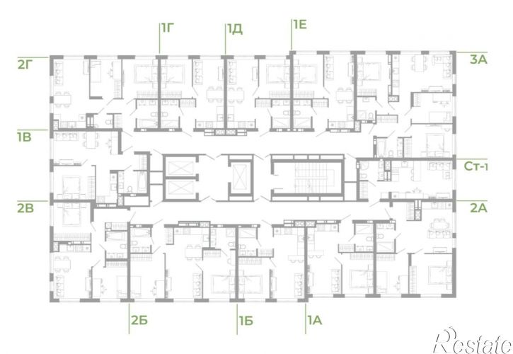 1-комн квартира в новом доме улица Космонавтов, 18/1 стр,  д. 18/1 стр