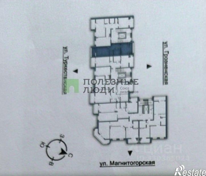 1-комн квартира Туркестанская улица, 28,  д. 28
