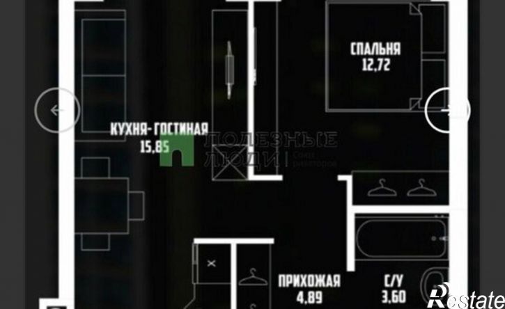 1-комн квартира ул Богдана Хмельницкого, 21 1,  д. 21 1,  к. 1