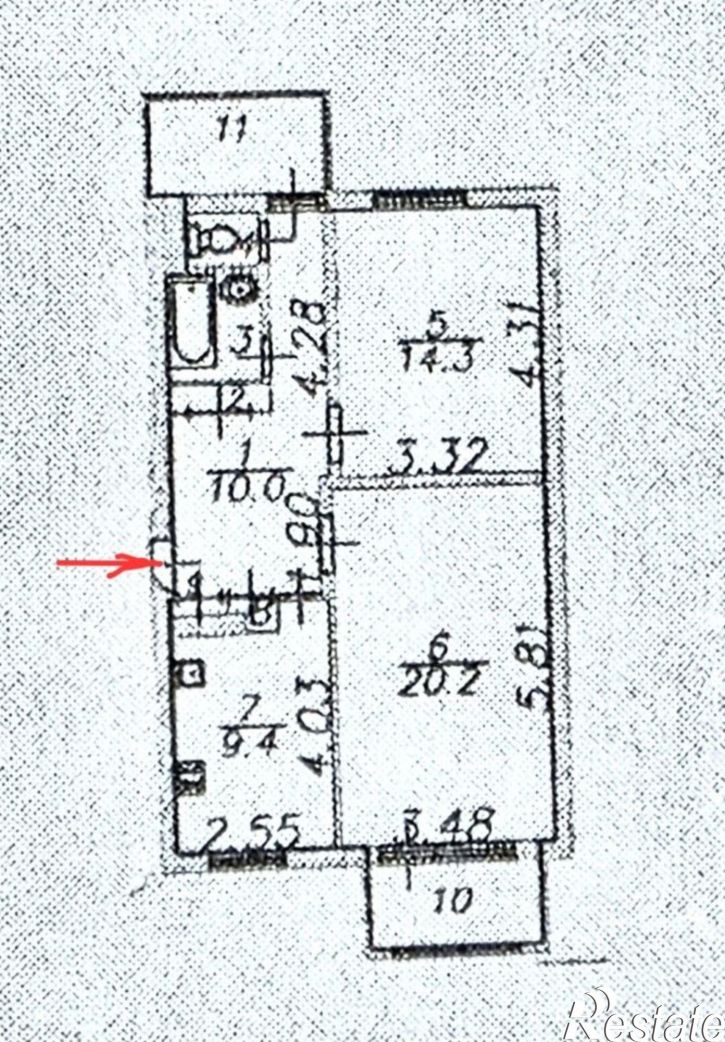2-комн квартира улица Куликова, 13 к3,  д. 13 к3