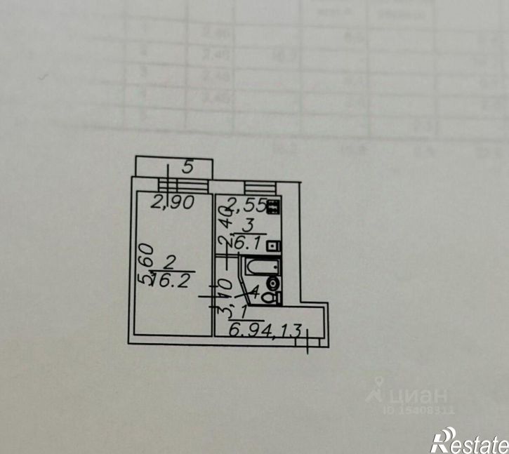 1-комн квартира ул Богдана Хмельницкого, 41 1,  д. 41 1,  к. 1