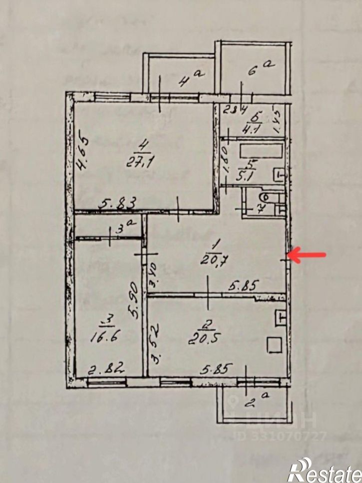 2-комн квартира ул Софьи Перовской, 99 1,  д. 99 1,  к. 1