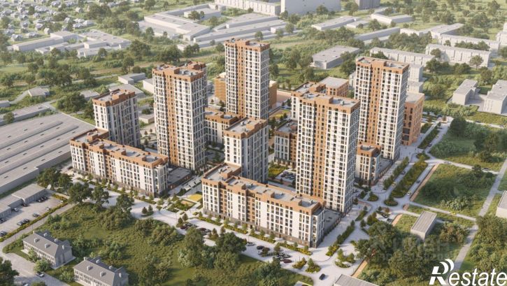 2-комн квартира в новом доме улица Латышева