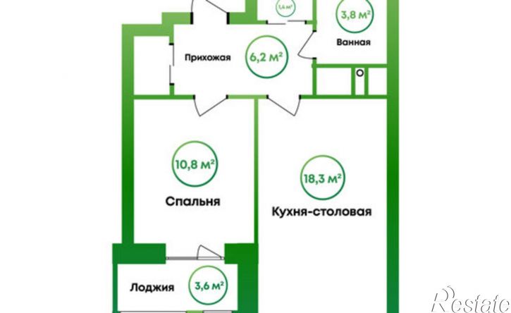 1-комн квартира ул Пестеля, 23/39,  д. 23/39