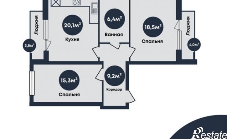 2-комн квартира ул Анатолия Сергеева, 25,  д. 25