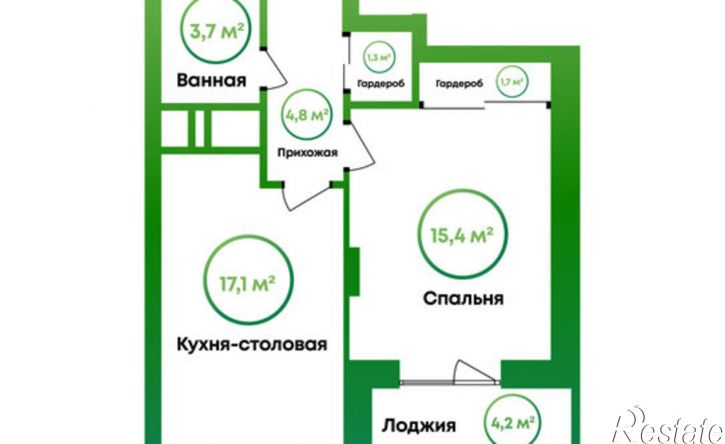 1-комн квартира ул Пестеля, 23/39,  д. 23/39