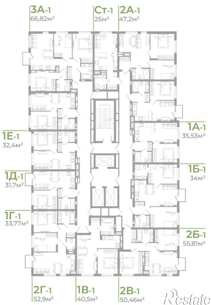 2-комн квартира в новом доме улица Космонавтов, 18/1 стр,  д. 18/1 стр
