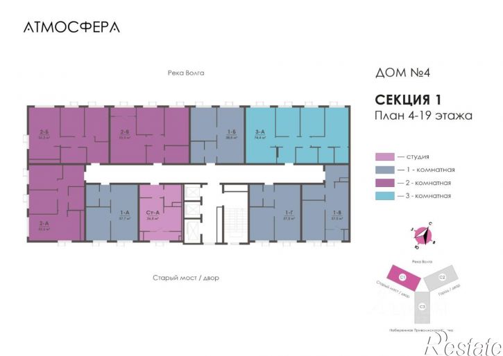 1-комн квартира в новом доме ул Бехтерева, 12/4,  д. 12/4