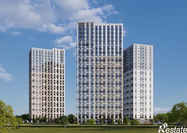 2-комн квартира в новом доме улица Космонавтов
