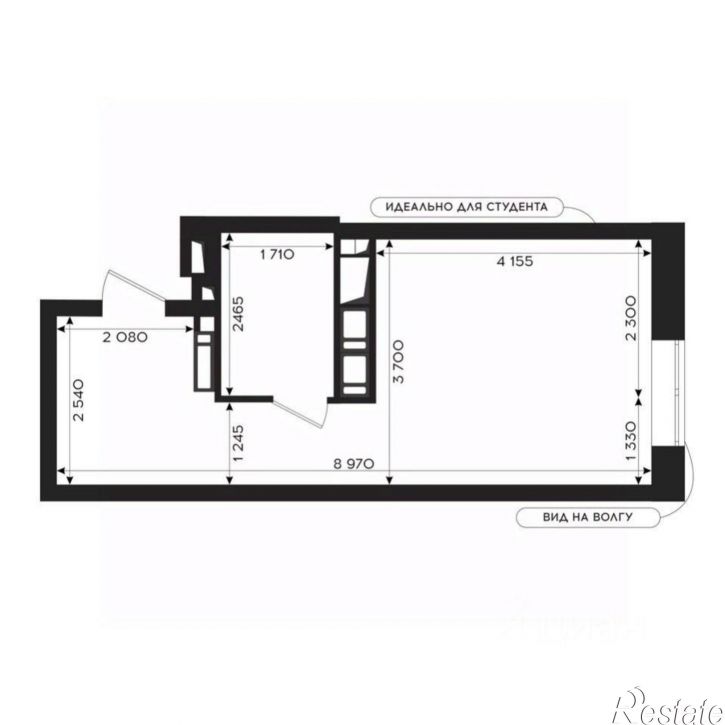 1-комн квартира в новом доме улица Савушкина, 6И,  д. 6И