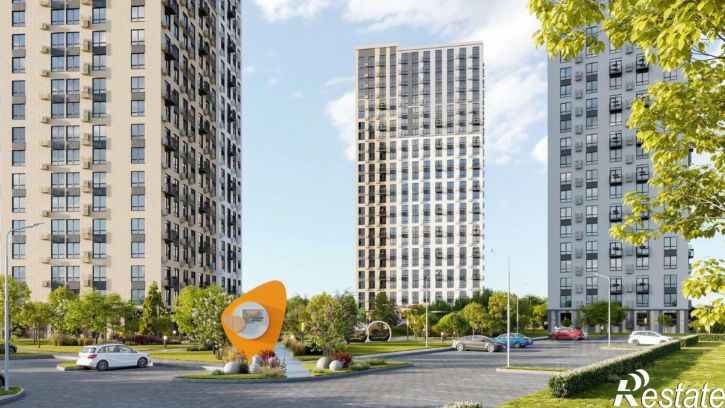 2-комн квартира в новом доме улица Космонавтов, 18/1 стр,  д. 18/1 стр