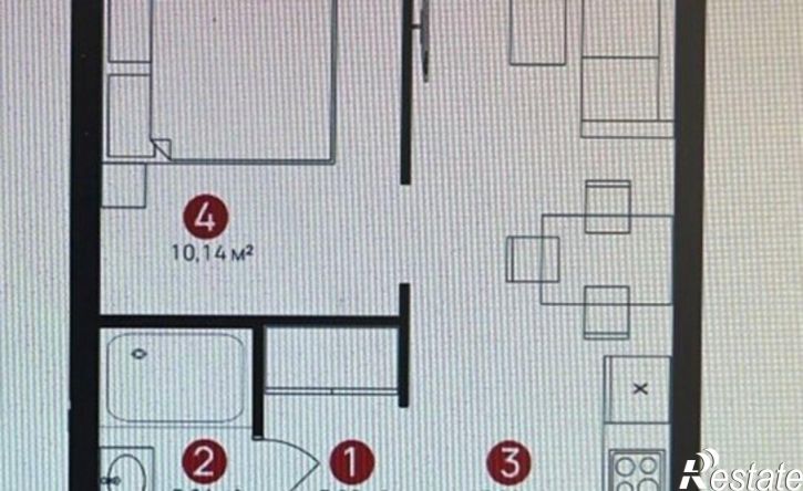 1-комн квартира ул Бехтерева, 8,  д. 8
