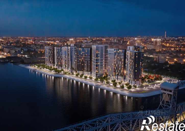 3-комн квартира в новом доме улица Бехтерева, 2Б,  д. 2Б