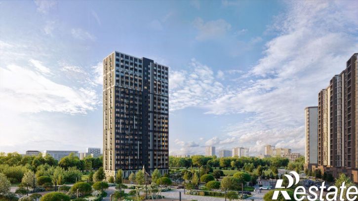 1-комн квартира в новом доме улица Набережная Приволжского Затона, 20