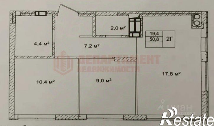 2-комн квартира улица Космонавтов, 18,  д. 18