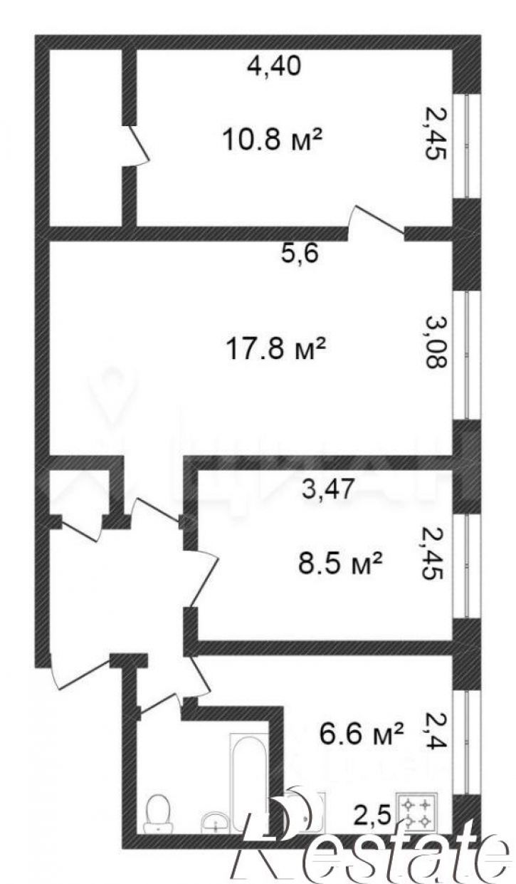 3-комн квартира улица Савушкина, 31,  д. 31